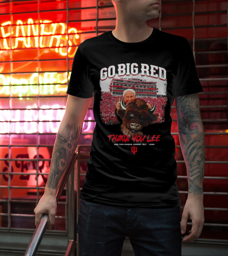 Go Big Red Indiana University Thank You Lee Corso T-Shirt