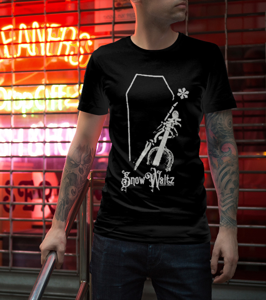 Lindsey Stirling Snow Waltz Coffin And Violin Snowflake T-Shirt