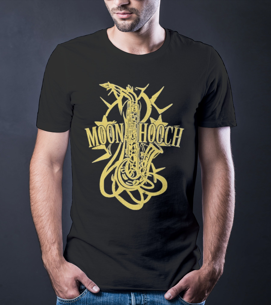 Moon Hooch Saxophone Burst Yellow Graphic T-Shirt