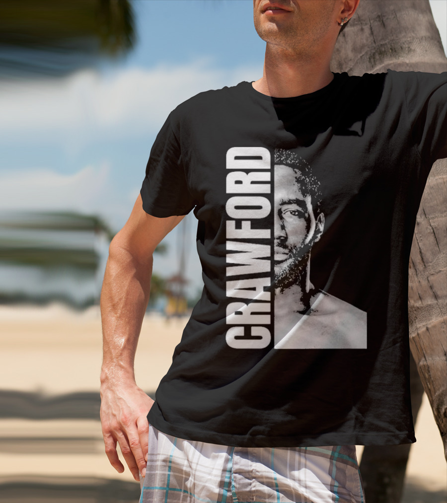 Crawford Face Of Boxing Terence Black And White Style T-Shirt