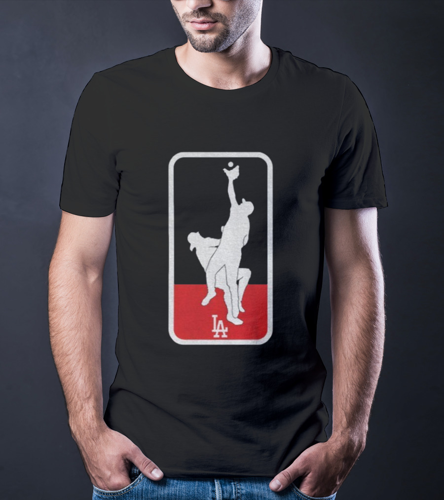 Kike Hernandez Andy Pages Dodgers LA Baseball The Catch World Series T-Shirt