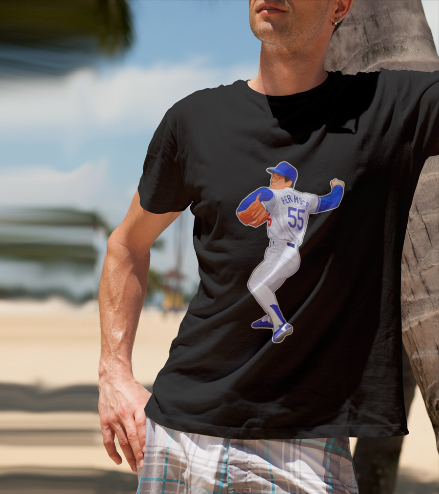 Orel Hershiser 55 Los Angeles Dodgers MLB Baseball Legend 2025 T-Shirt
