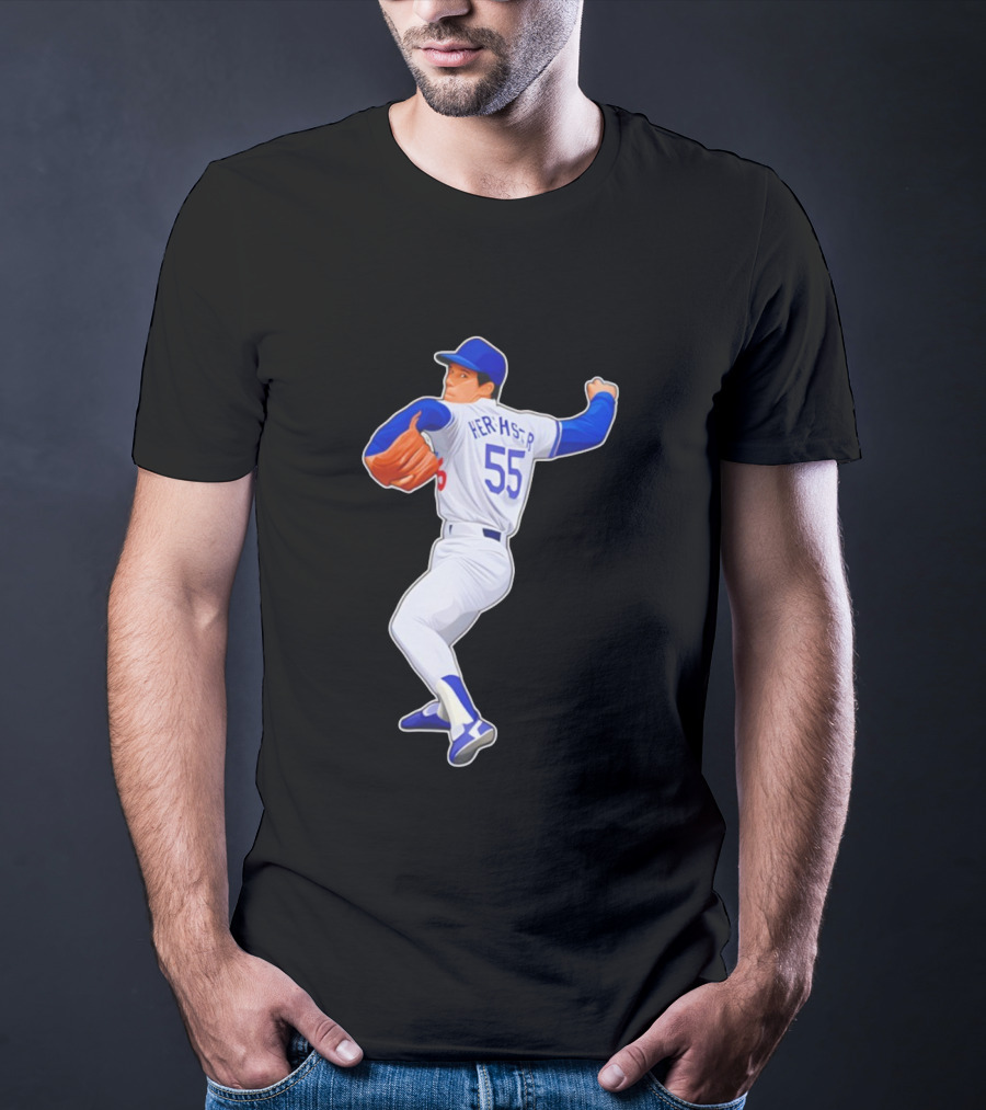Orel Hershiser 55 Los Angeles Dodgers MLB Baseball Legend 2025 T-Shirt