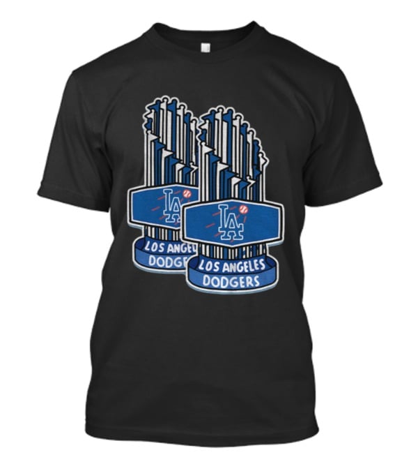 Los Angeles Dodgers MLB World Series Champions Trophy 2025 T-Shirt