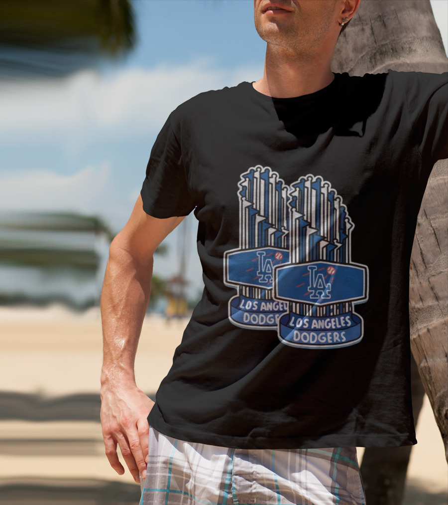 Los Angeles Dodgers MLB World Series Champions Trophy 2025 T-Shirt