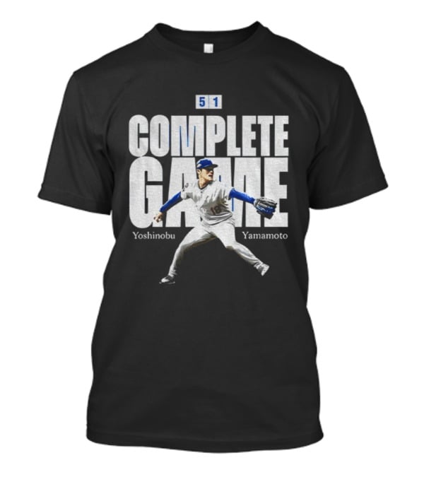 Yoshinobu Yamamoto Complete Game 5 1 Los Angeles MLB Baseball Player T-Shirt