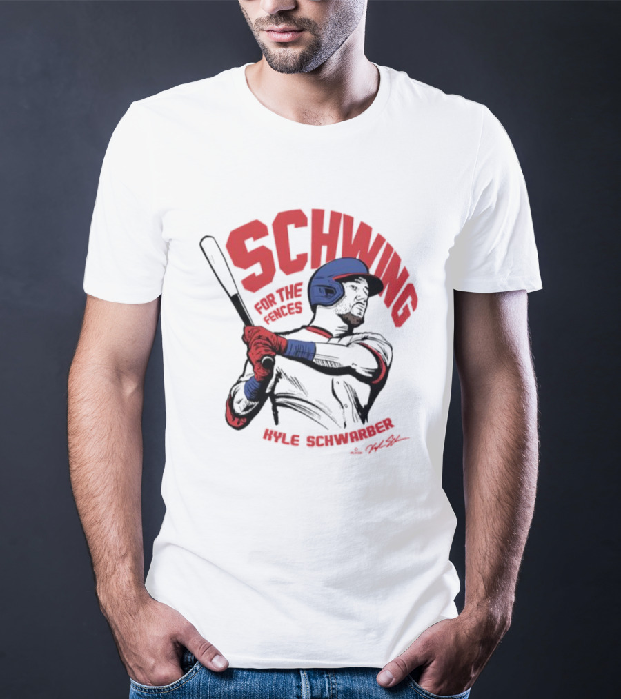 ```Schwing For The Fences Kyle Schwarber Philadelphia Signature Moment``` T-Shirt