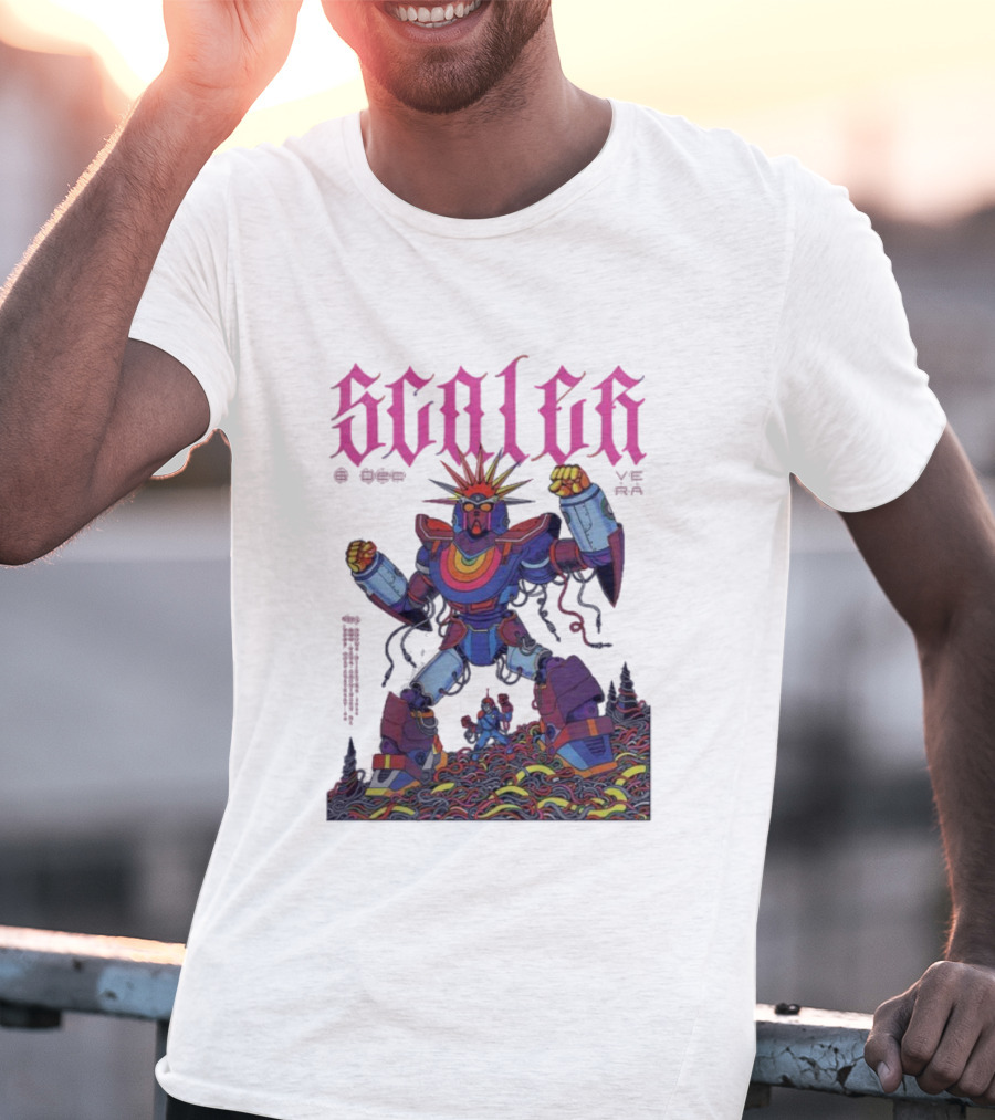 Scaler Groningen Netherlands 2025 Event VERA December 6 Retro Robot Art T-Shirt