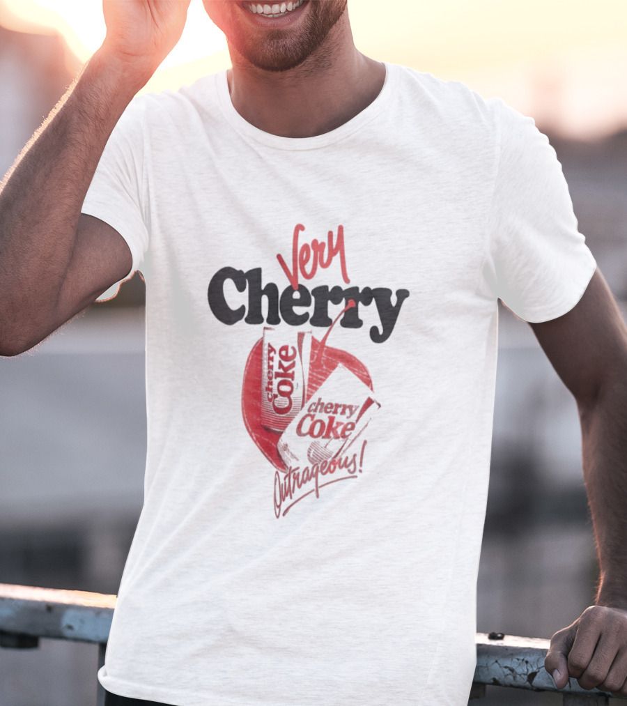 Very Cherry Coke Outrageous Vintage Soda Can Aesthetic T-Shirt