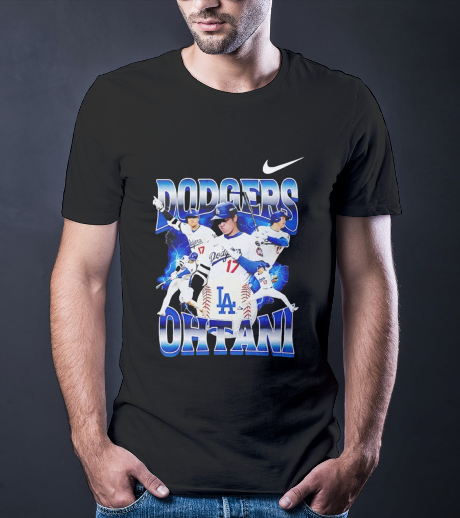 Los Angeles Dodgers Shohei Ohtani Baseball Nike MLB Icons T-Shirt