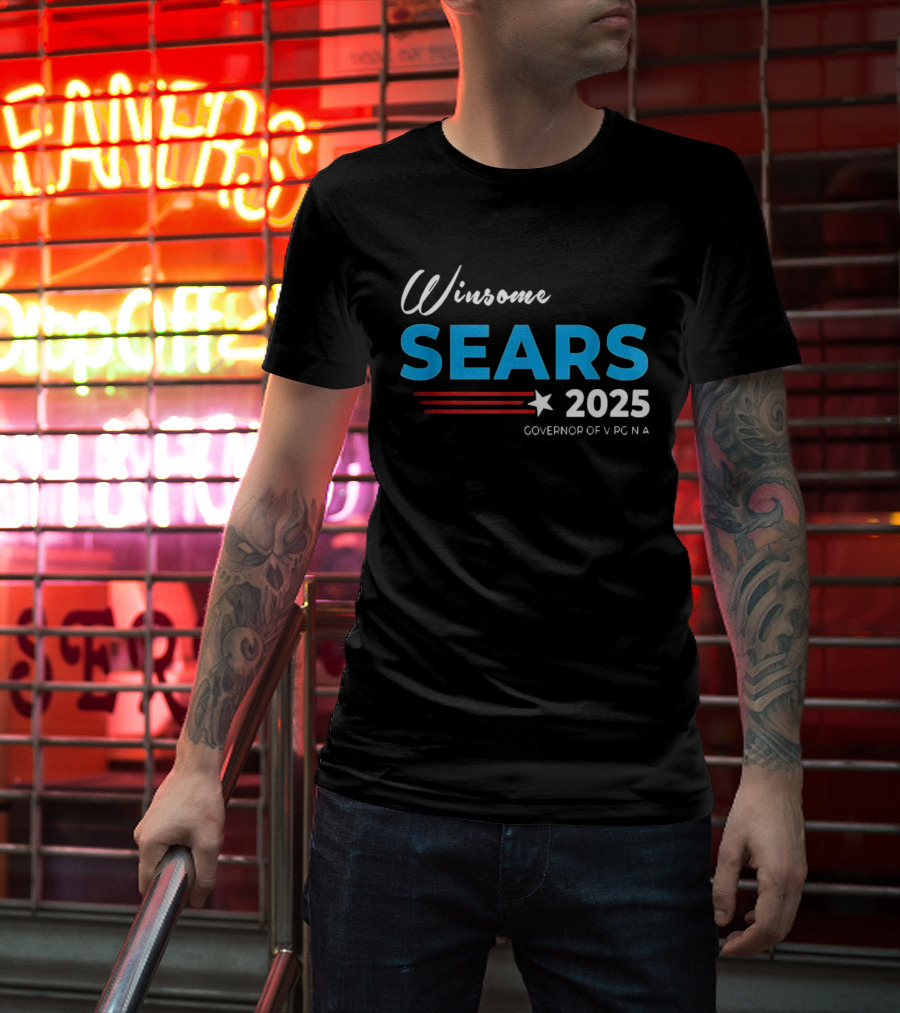 Winsome Sears Governor Of Virginia 2025 Election Campaign T-Shirt