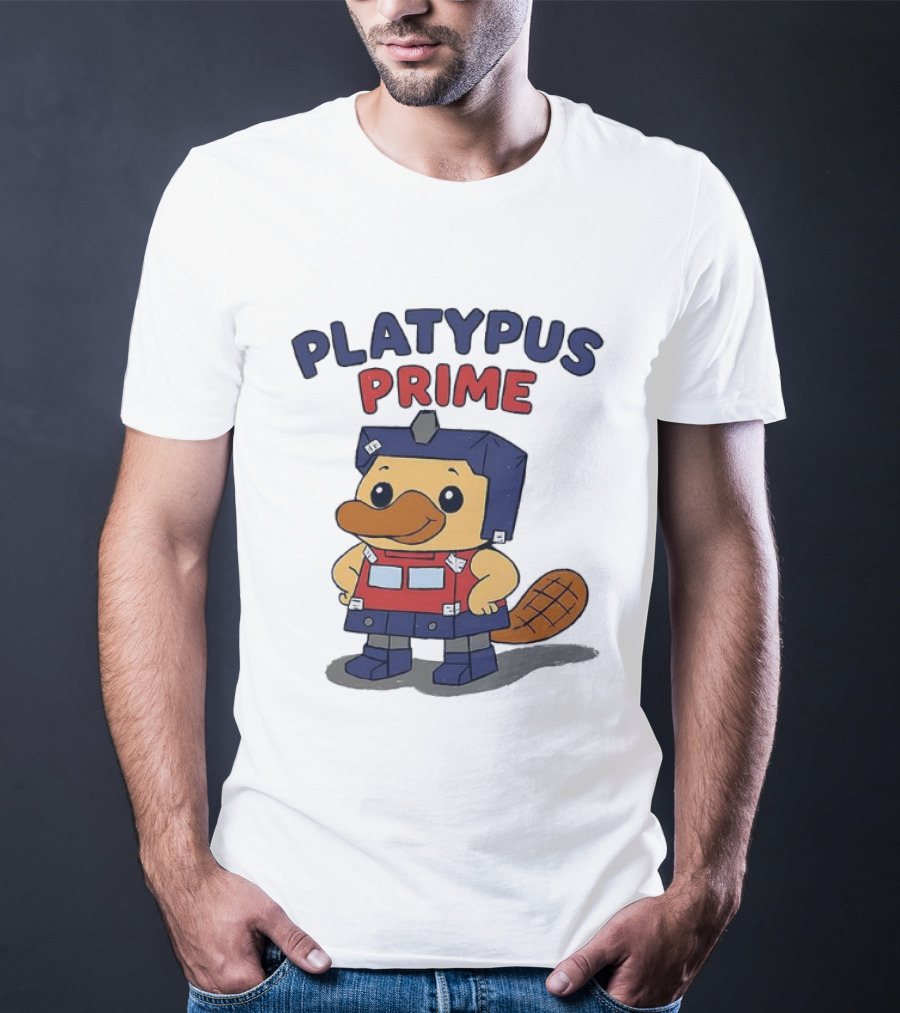 Platypus Prime Optimus Transformers Cute Crossover T-Shirt
