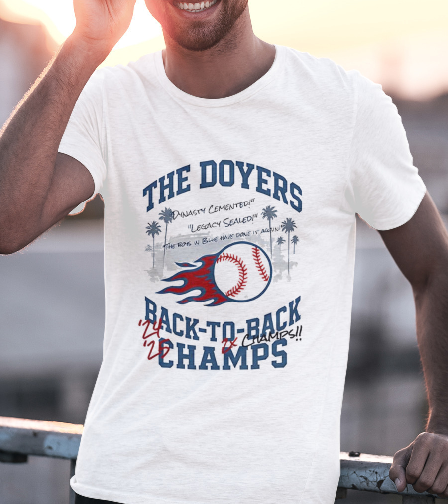 The Doyers Dynasty Cemented Back-to-Back Champs 2025 T-Shirt