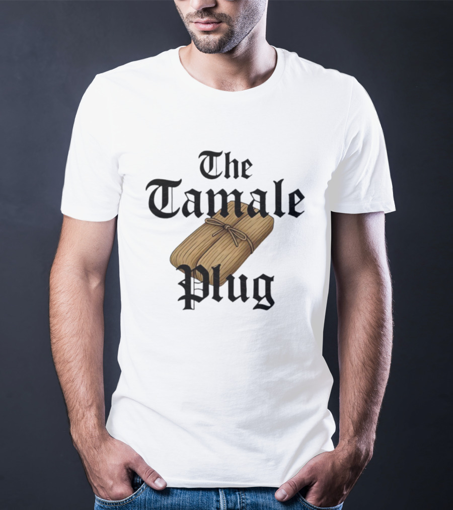 The Tamale Plug Wrapped Corn Husk Icon T-Shirt