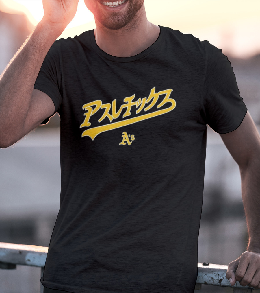 Athletics Hyperfly Katakana A's Gold Script T-Shirt