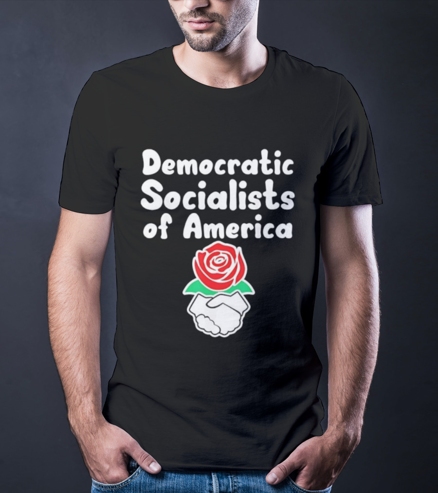 Democratic Socialists Of America Rose Emblem T-Shirt