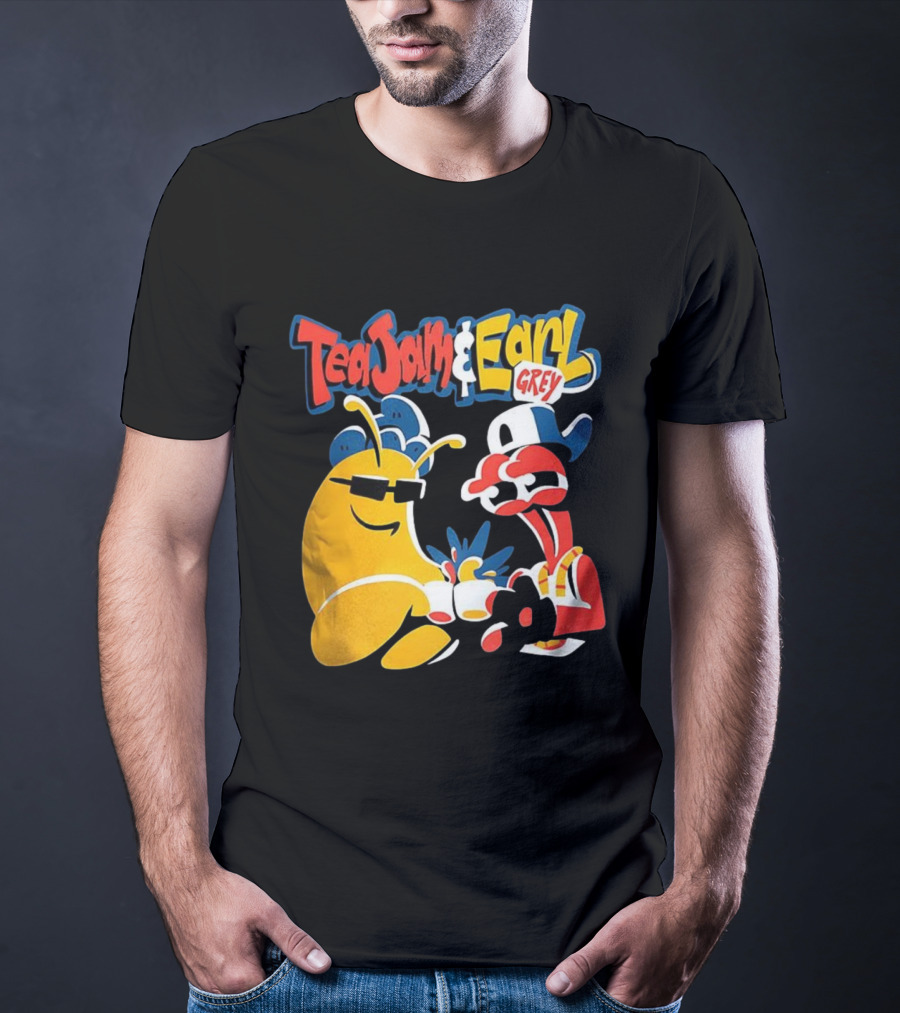 Tea Jam And Earl Grey Nostalgic Video Game Tribute T-Shirt