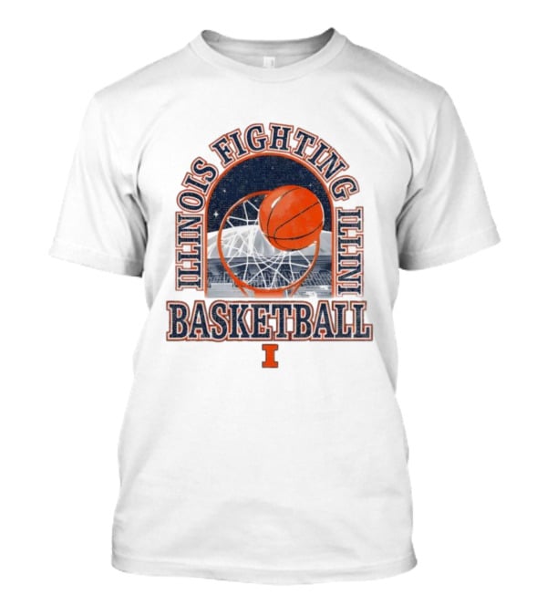 Fighting Illini Basketball Illinois State Farm Center Arch T-Shirt
