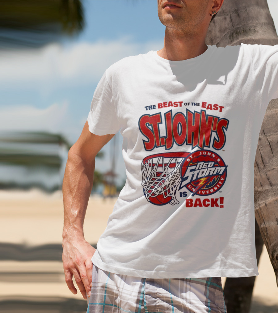 St. John's Red Storm The Beast Of The East Is Back T-Shirt