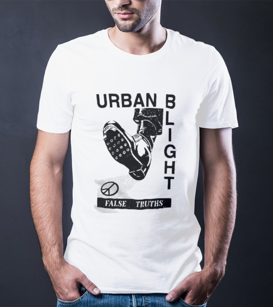 Urban Blight Boot False Truths Stars Sneaker Kick T-Shirt