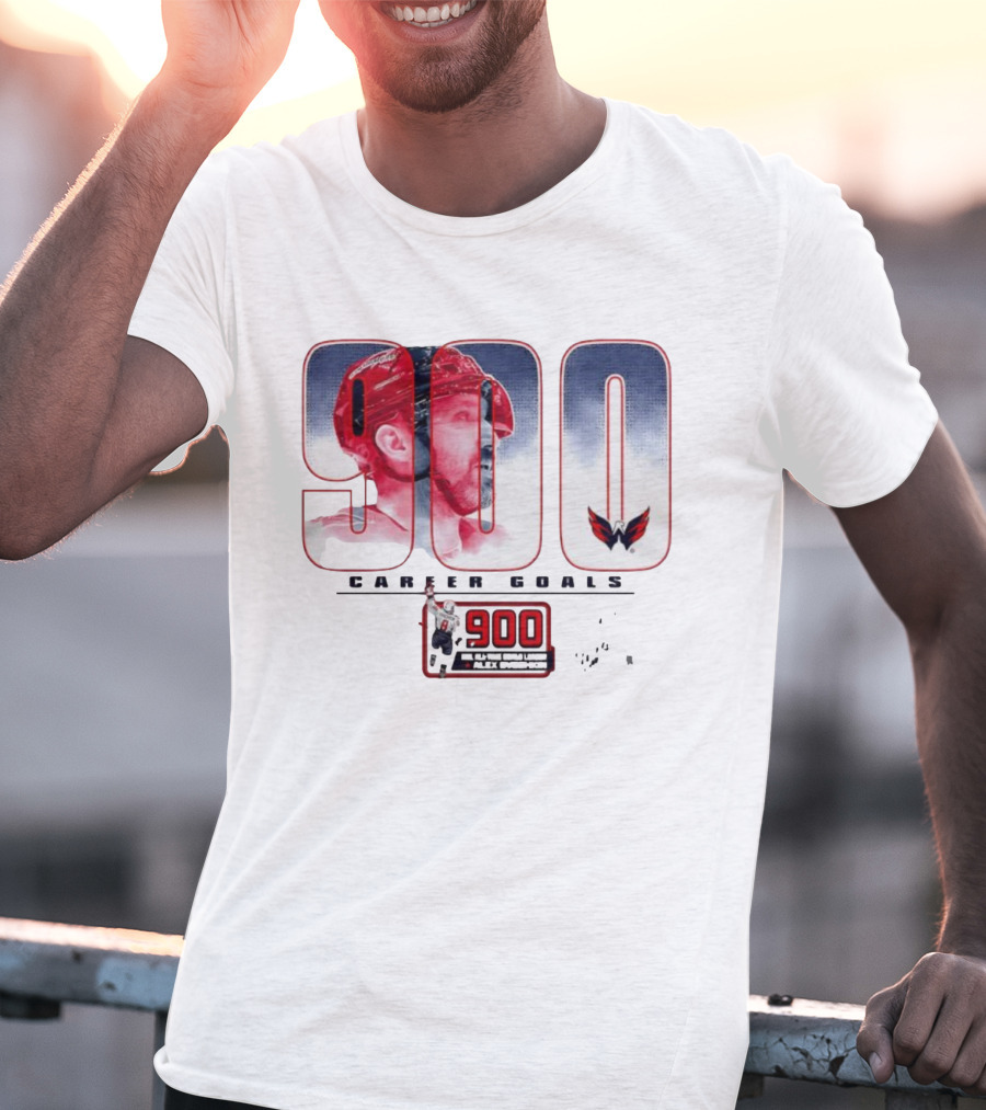 Washington Capitals Alexander Ovechkin 900 Career Goals T-Shirt
