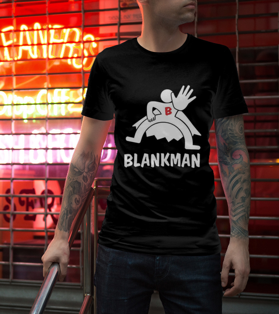 BLANKMAN Superhero B Emblem T-Shirt