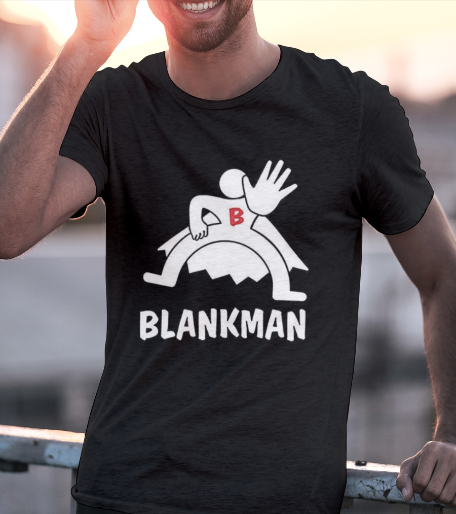 BLANKMAN Superhero B Emblem T-Shirt