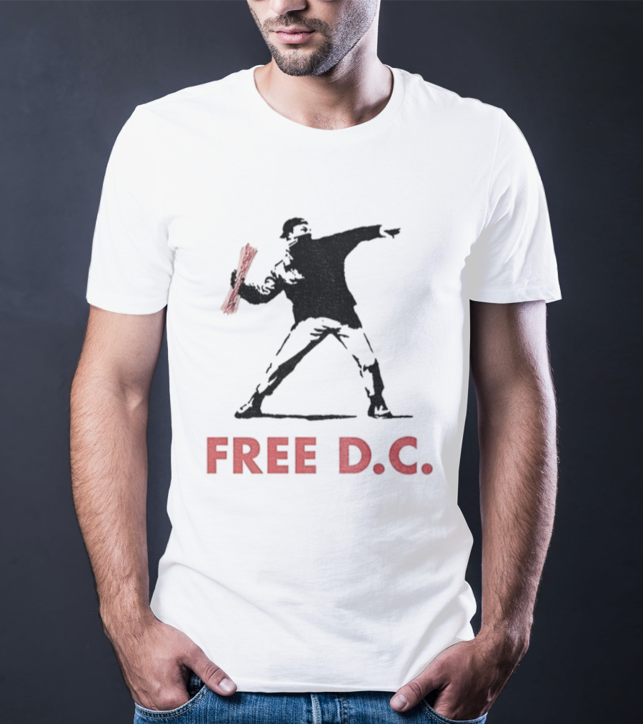 2025 Free D.C. Sandwich Guy Iconic Street Art Style T-Shirt