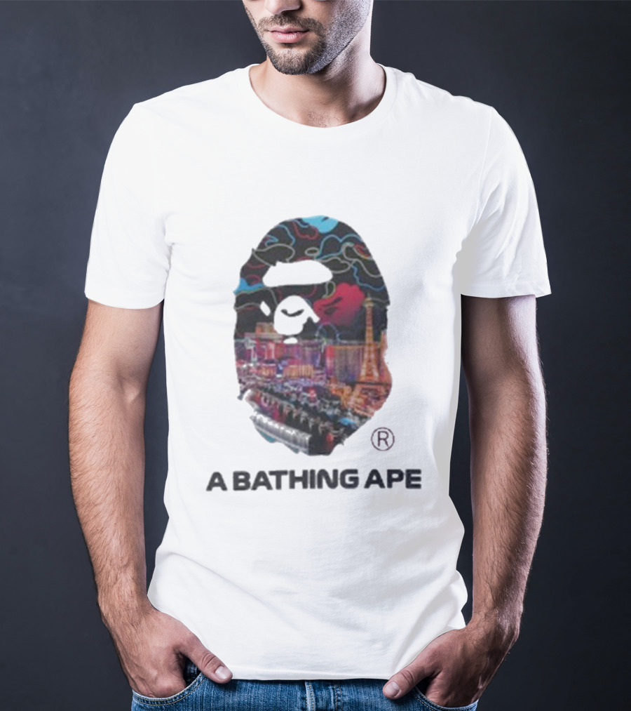 BAPE Formula 1 Las Vegas Grand Prix 2025 A Bathing Ape Collaboration T-Shirt