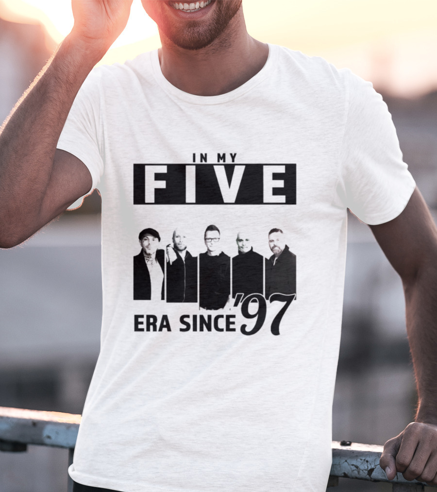 FIVE Boyband My Era Since 97 Concert T-Shirt