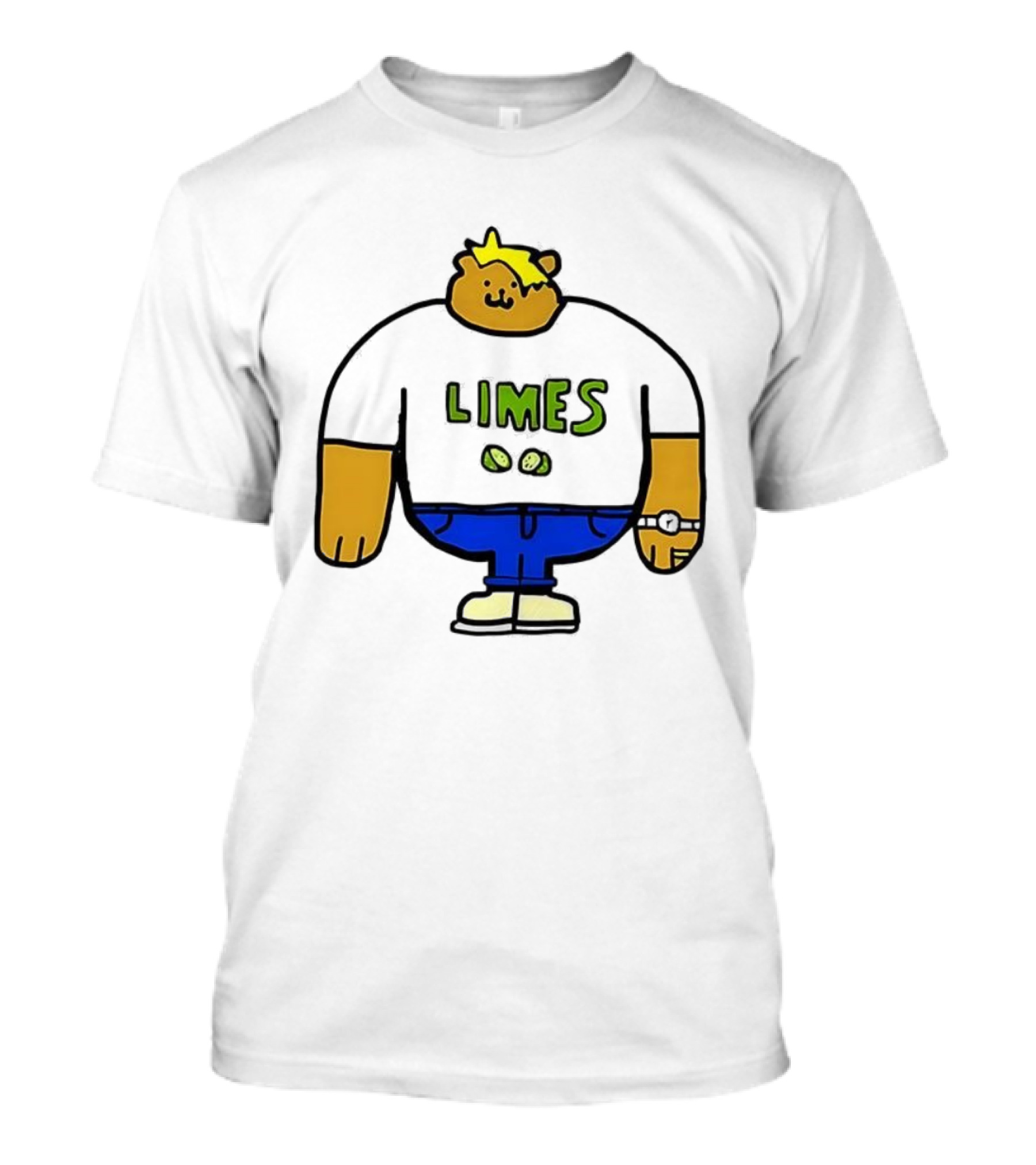 Limes Shayne Character With Lime Slices T-Shirt