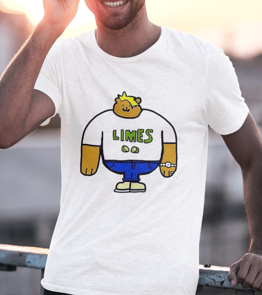Limes Shayne Character With Lime Slices T-Shirt