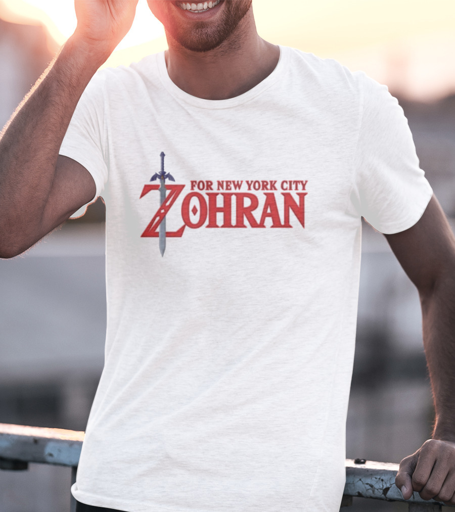 Zohran Mamdani For New York City Mayor Sword Legend T-Shirt