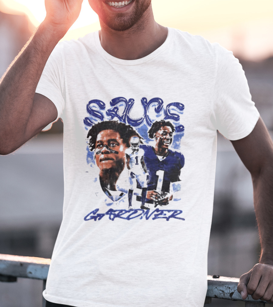 Sauce Gardner Indianapolis Colts NFL Vintage Style T-Shirt