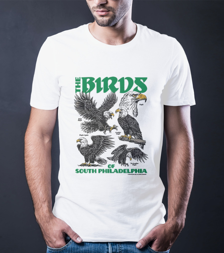 Philadelphia Eagles The Birds Of South Philadelphia Iconic Team Spirit T-Shirt