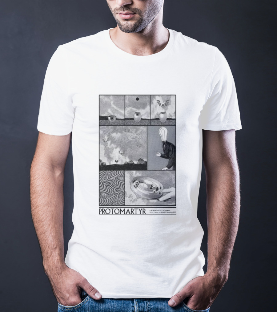 Protomartyr A Brilliant Wretch La Trabendo Paris France Le Samedi 8 Novembre 2025 Concerts T-Shirt