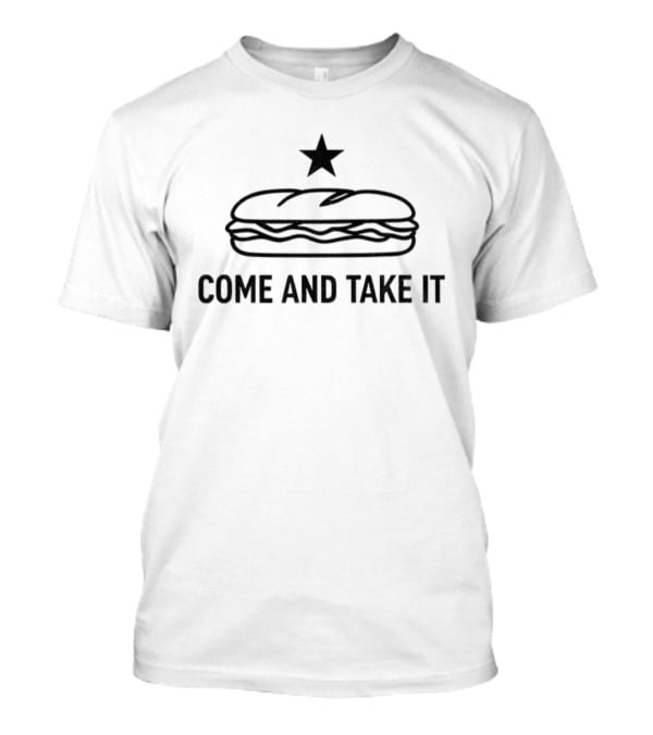 Sandwich Guy Prevent Fascism Come And Take It Star T-Shirt