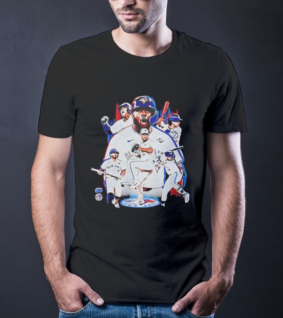 Toronto Blue Jays Baseball Players 2025 MLB Team Nike T-Shirt