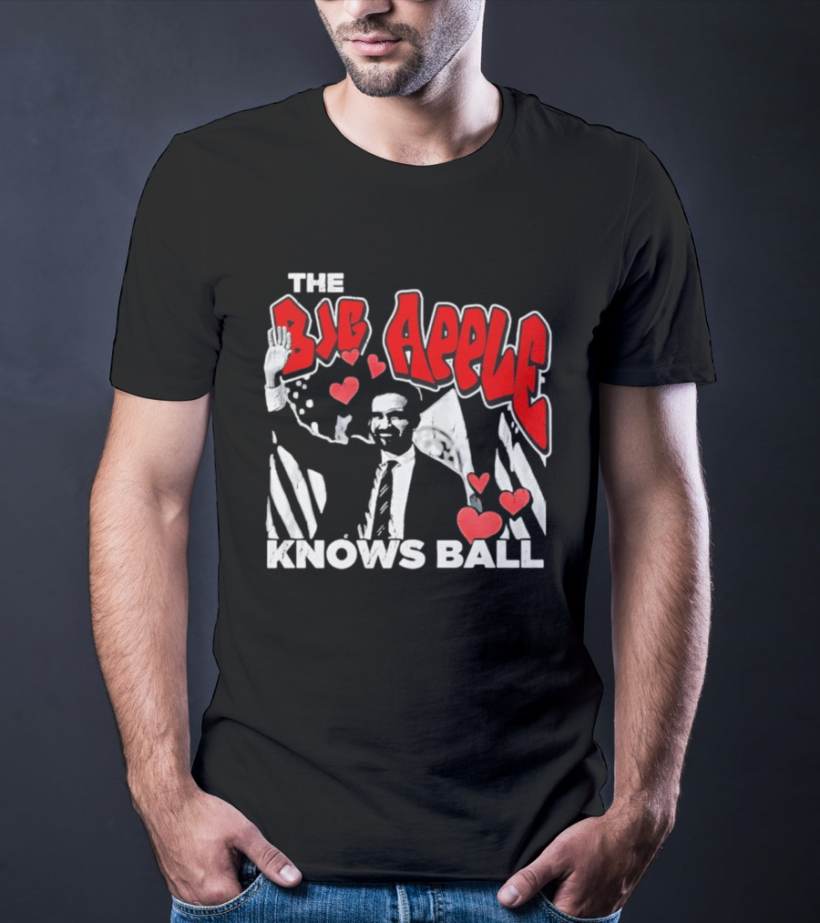The Big Apple Knows Ball Zohran Mamdani New York City T-Shirt