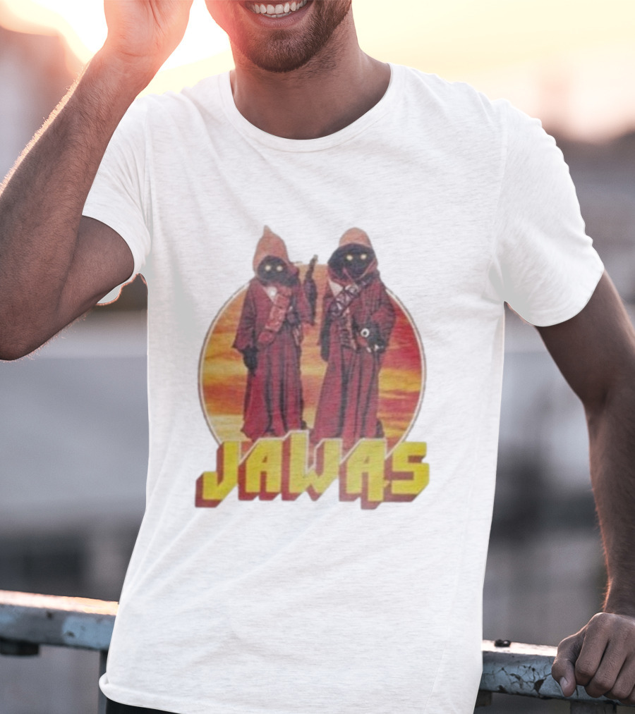 Star Wars A New Hope Jawas Sunset Scene T-Shirt