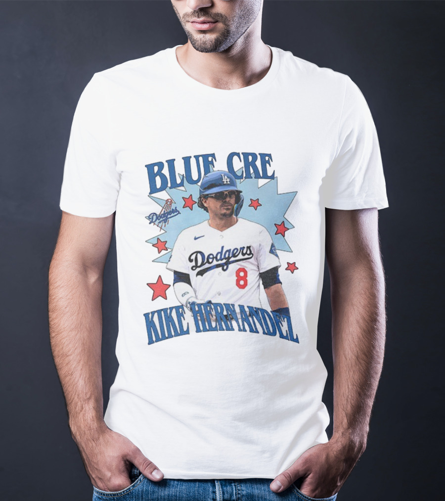 Kiké Hernández Dodgers Blue Crew Los Angeles MLB Baseball 2025 T-Shirt