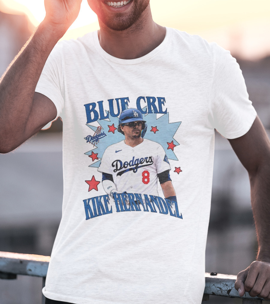 Kiké Hernández Dodgers Blue Crew Los Angeles MLB Baseball 2025 T-Shirt