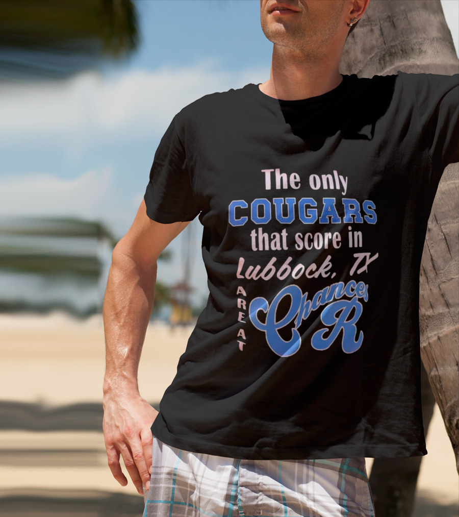 BYU Cougars Score In Lubbock TX At Chances R T-Shirt