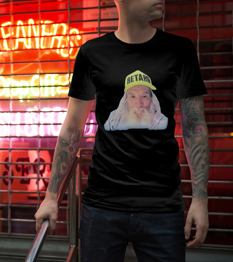 RETARD Fuji Parody Hat Old Man Iconic Style T-Shirt