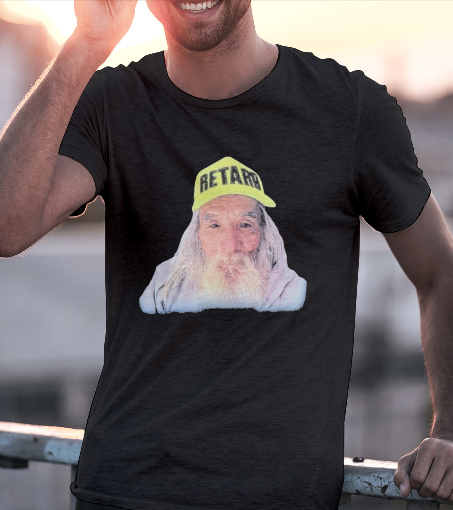 RETARD Fuji Parody Hat Old Man Iconic Style T-Shirt