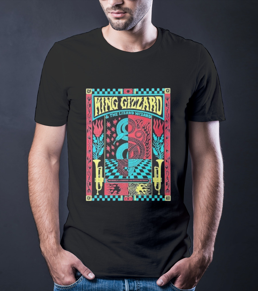 King Gizzard And The Lizard Wizard Den Bosch Netherlands Mainstage November 7 2025 Symphony Rotterdam T-Shirt