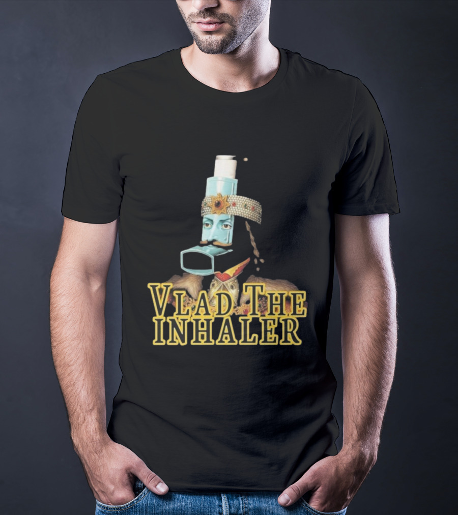 Vlad The Inhaler Asthma Humor Parody T-Shirt