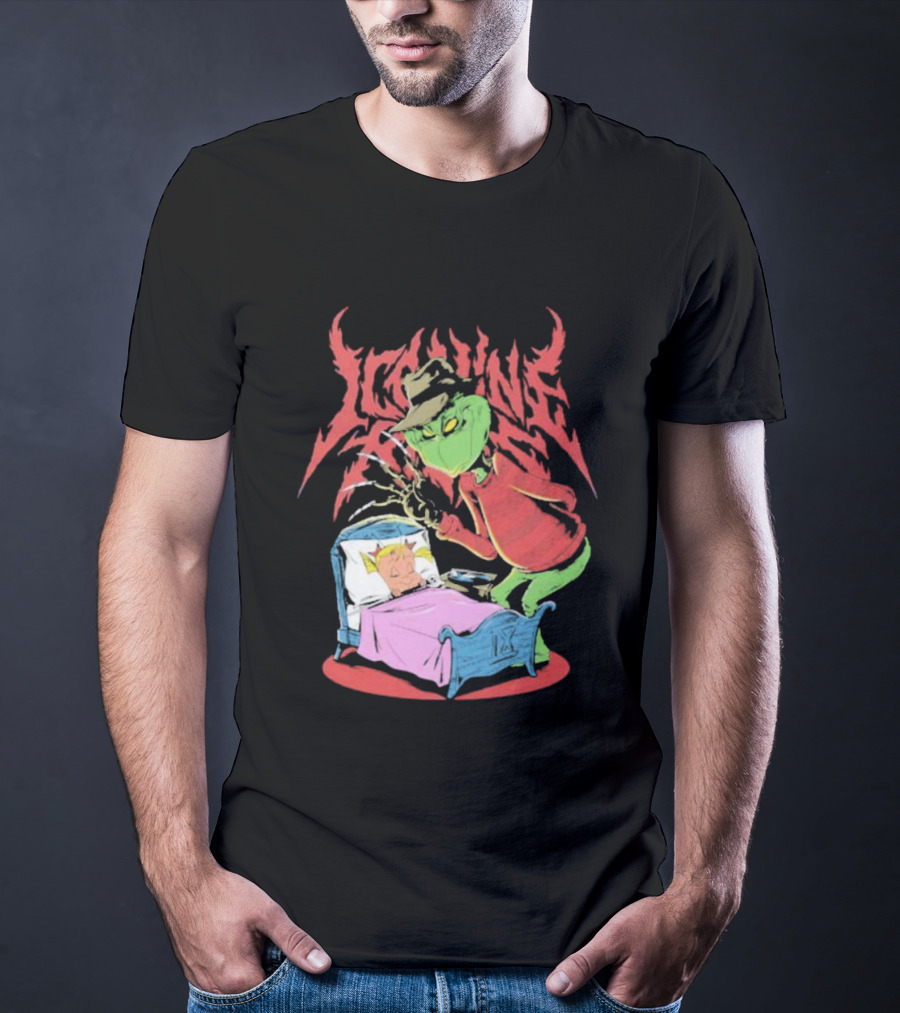 Ice Nine Kills Horror Christmas Crossover With The Grinch And Freddy Krueger T-Shirt