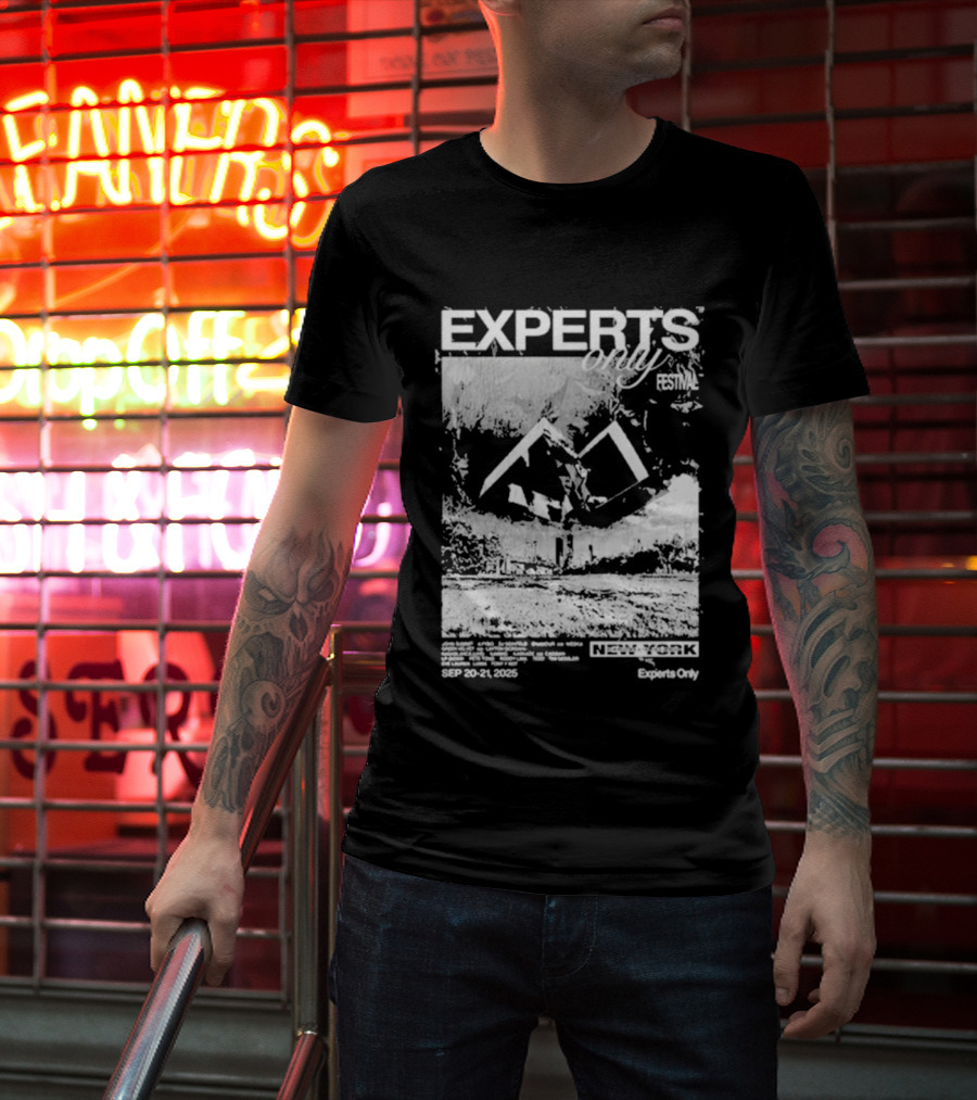 Experts Only John Summit New York Music Festival September 2023 T-Shirt