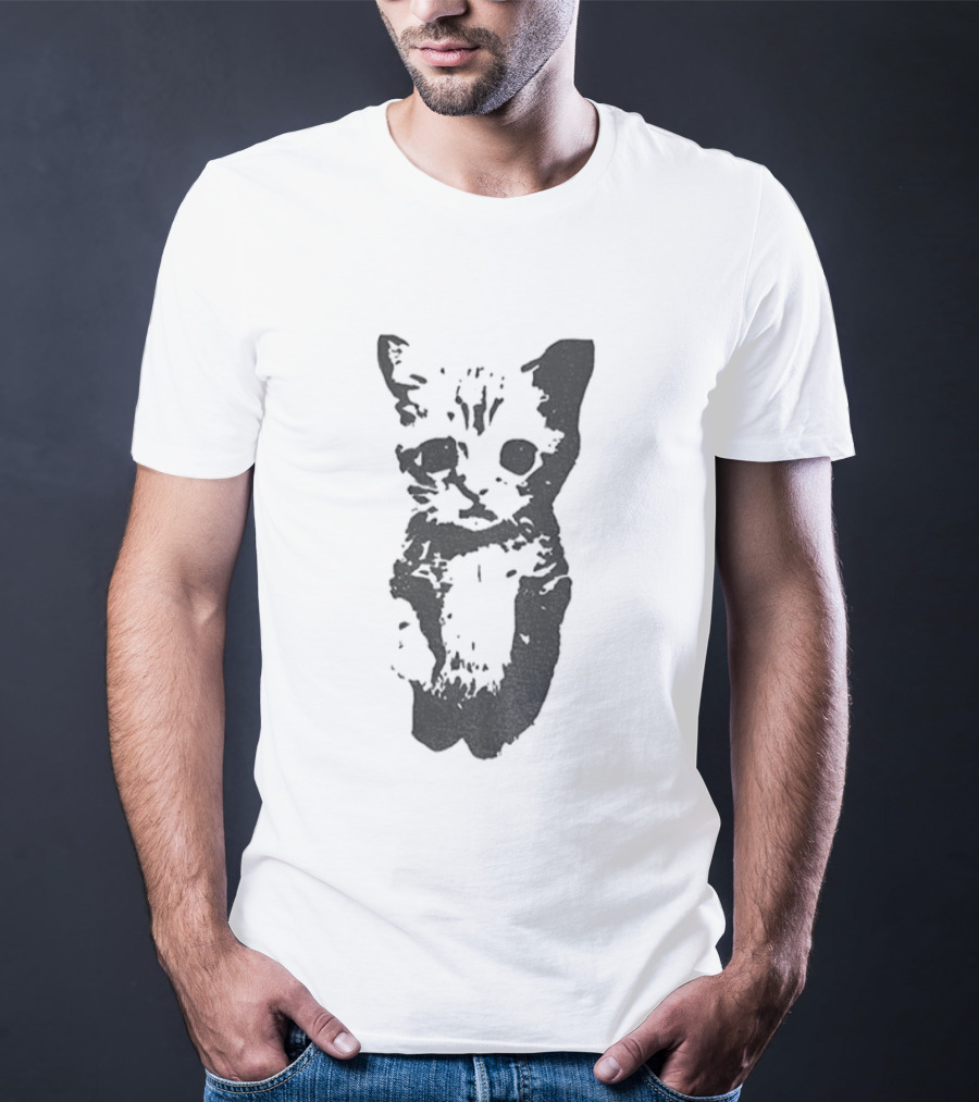 Cute Cat Funny Whimsical Feline Charm T-Shirt